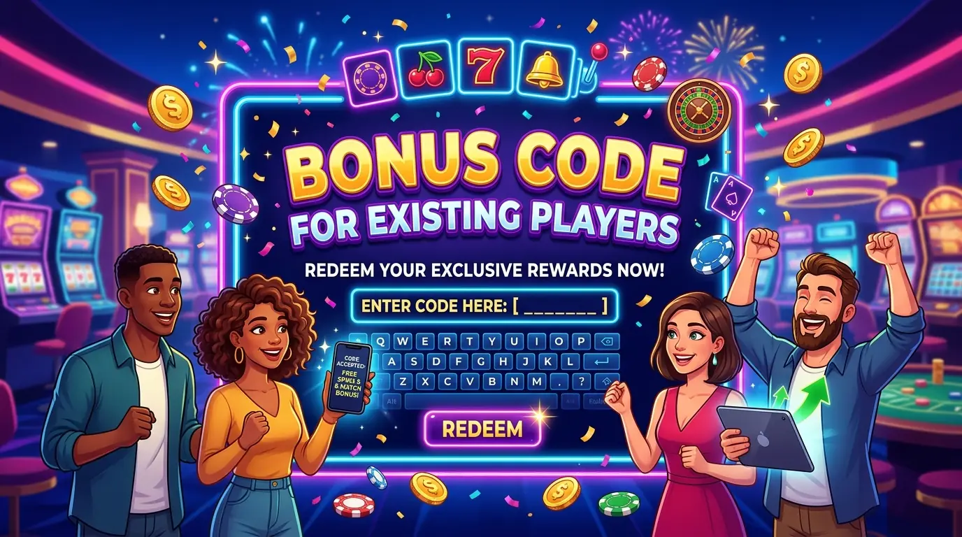 Lucky Days bonus code for existing players